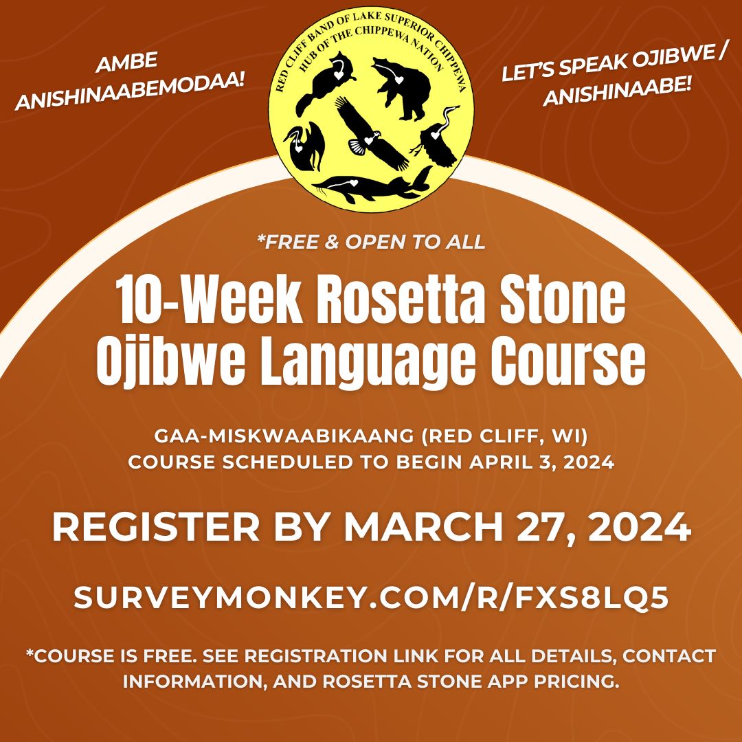 re10 Week Ojibwemowin Course Graphic 2024